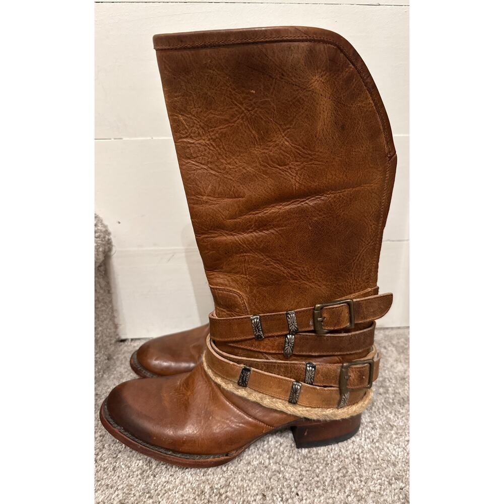 Freebird by Steven Brown Leather Buckle Boots - Picture 6 of 11